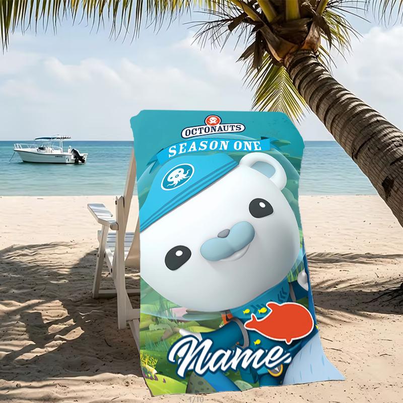 Customizable Personalized Beach Towels Octonauts Themed designs.Suitable for the Beach, Yoga, Sports;ideal As Beach Accessories