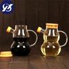 Gourd Shape Glass Leak-proof Oil Dispenser Kitchen Tool Cruet Storage Bottle Vinegar Pot Sauce Container