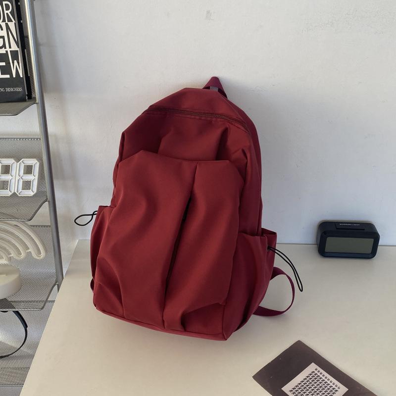 High School Student Schoolbag Ins Trendy Cool Travel College Student High School Junior High School Student Backpack Simple Backpack Large Capacity