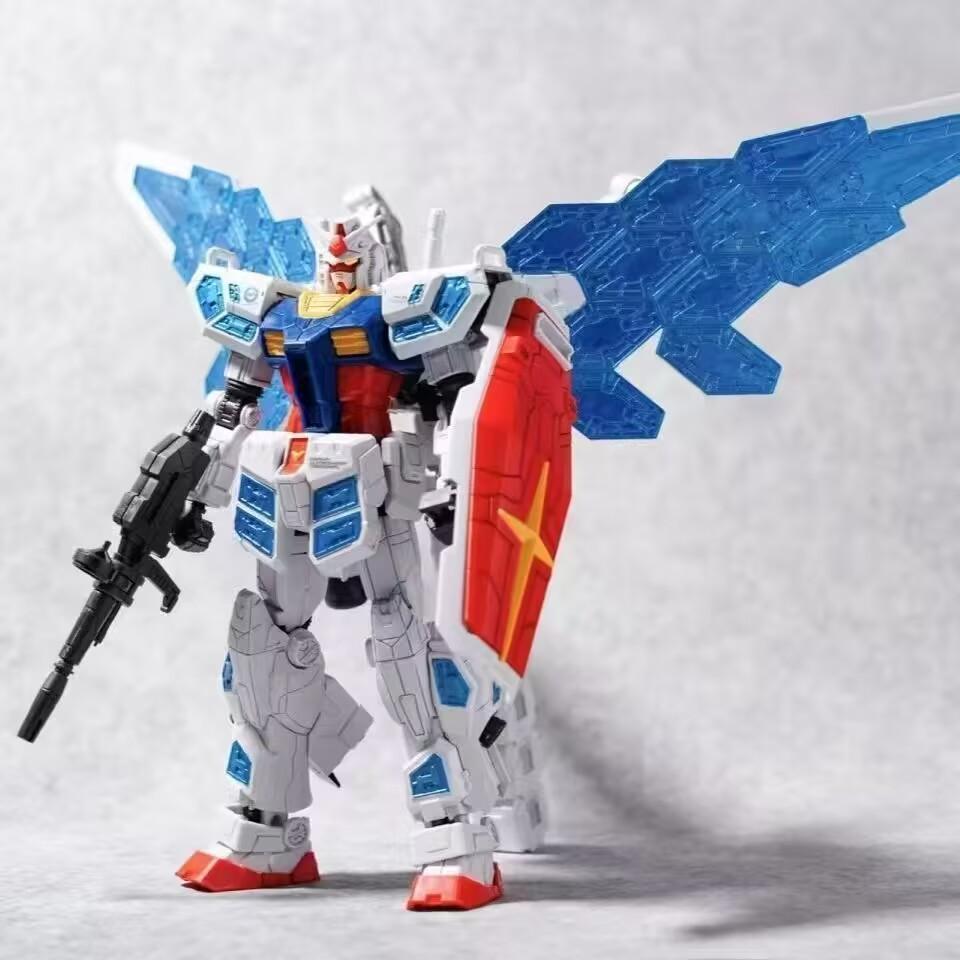 Gaogao Model Rx78-2F Rx78F00/E Ex001 Glrss Feather Unit 1/144 Assembly Model Kits Action Figure Lass Wings Robot Toy Kids Gift