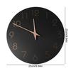 Minimalist Style Silent Clock Non Ticking Digital Clock Decorative Scale Clock  Office Use