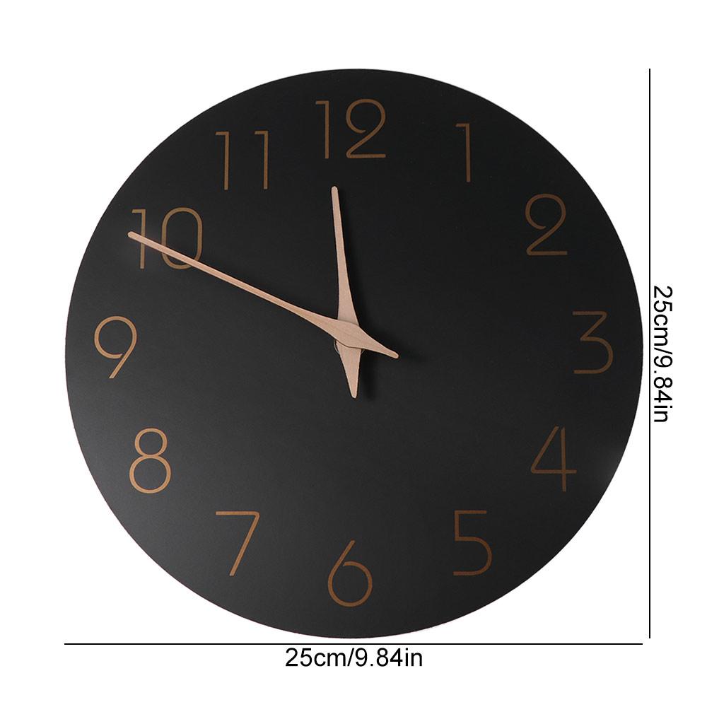 Minimalist Style Silent Clock Non Ticking Digital Clock Decorative Scale Clock  Office Use