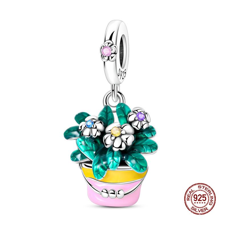 New In Fashion Copper Balloons And House Charm Beads Fit 3Mm Original Bracelet Necklace Womens Diy Jewelry Gift Making