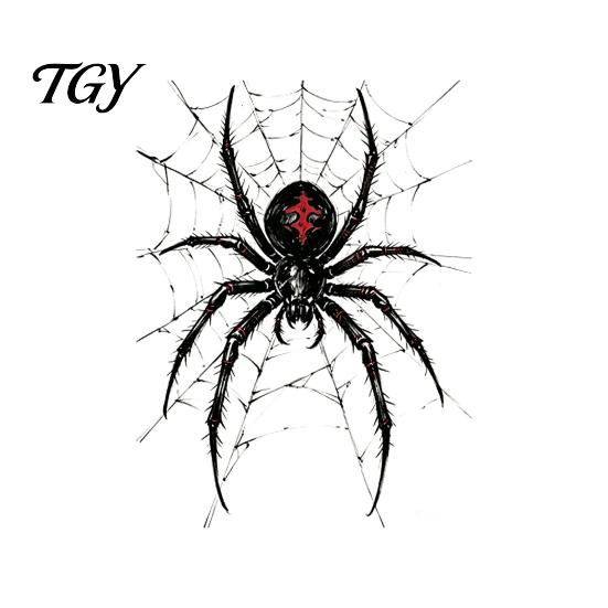 Artykuły na imprezy wewnątrz i na zewnątrz Halloween Pająk Statyczne Naklejki na okno, PVC Wodoodporne Naklejki z pajęczyną, Czarne Dekoracje ścienne Usuwalne Straszne Naklejki dla