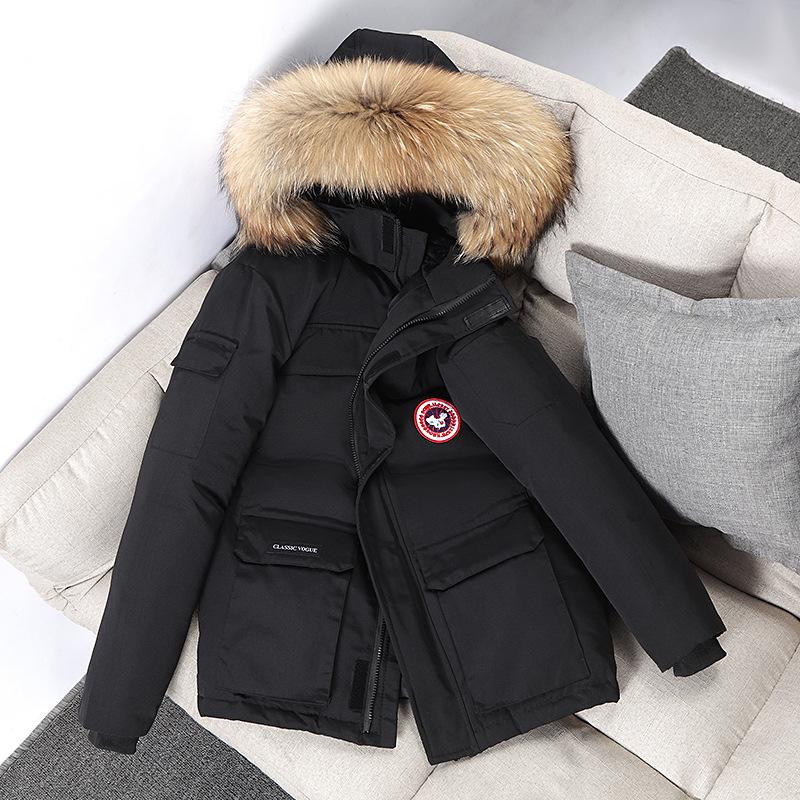 Giacche in Piuma Invernali 2025 da Uomo e da Donna di Media Lunghezza Workwear Coreana Ispessita Giacca per Coppia Giacca Invernale