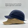 Cappello Giapponese Taglia Grande 63Cm A Tesa Corta Per Uomo Estivo Chiuso Dietro Cappellino da Baseball Versatile Top Morbido Cappello da Sole Asciugatura Rapida Per Donna