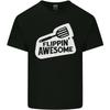 Flipping Awesome Funny Chef BBQ Fathers Day Mens Light Cotton T-Shirt