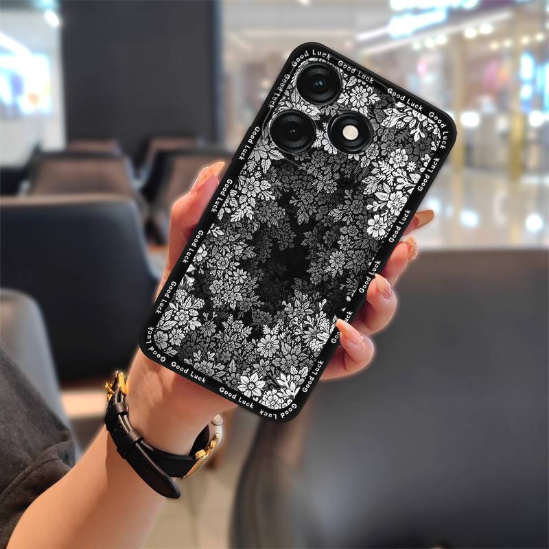 Anti-knock Fashion Design Phone Case For Tecno Spark10C/K15Q Graffiti Silicone Dirt-resistant Cute Full Wrap Protective