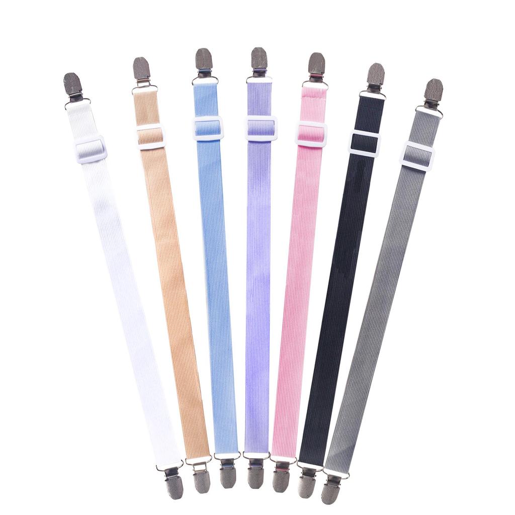 Adjustable Non-Slip Bed and Tablecloth Fasteners, 2-Pack