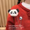 Adorable Red Panda Brooch: Cute Plush Backpack Pin for Students, Couples & Women - Perfect Birthday Gift