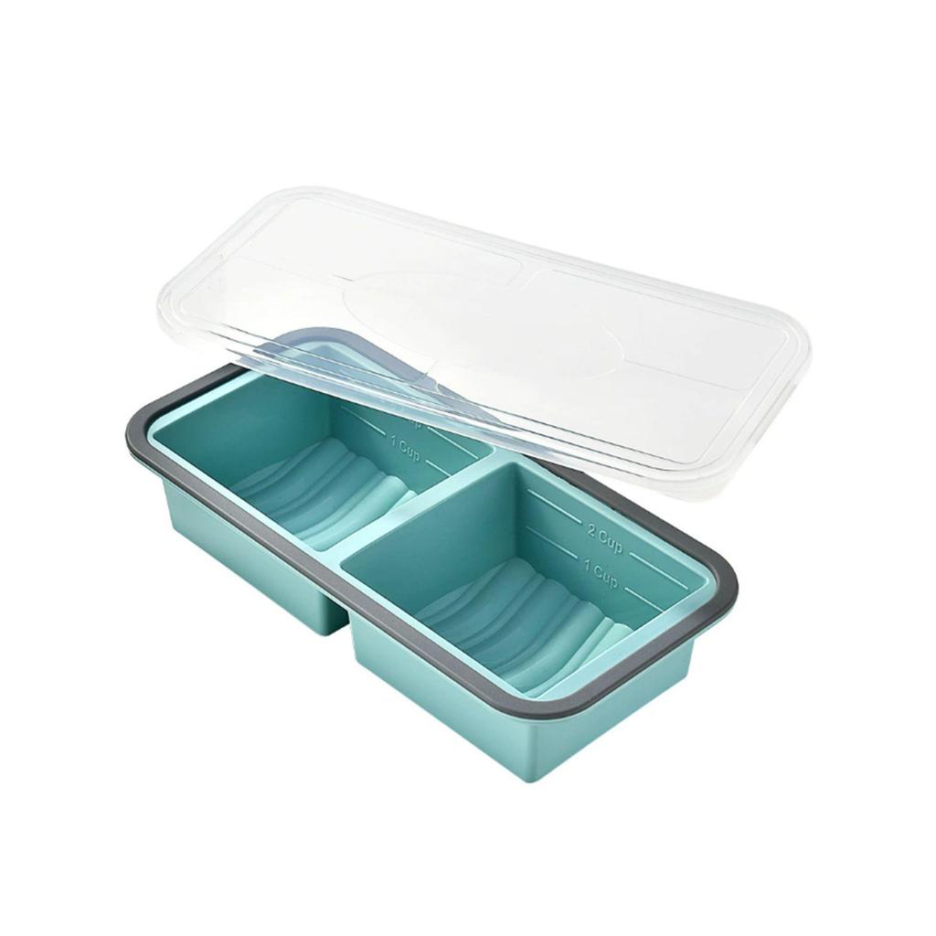 Silicone Food Storage Box - Airtight, Microwave Safe, Fridge & Kitchen Use