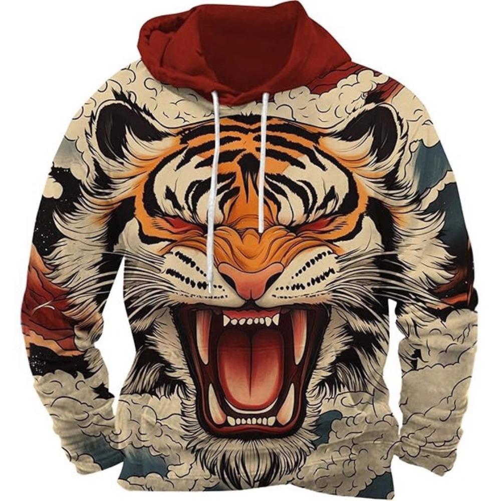 US Europe and America 3D Hoodie New Men's Hoodie Fashionable Street Wear Hoodie 04 in Stock Full Order Casual