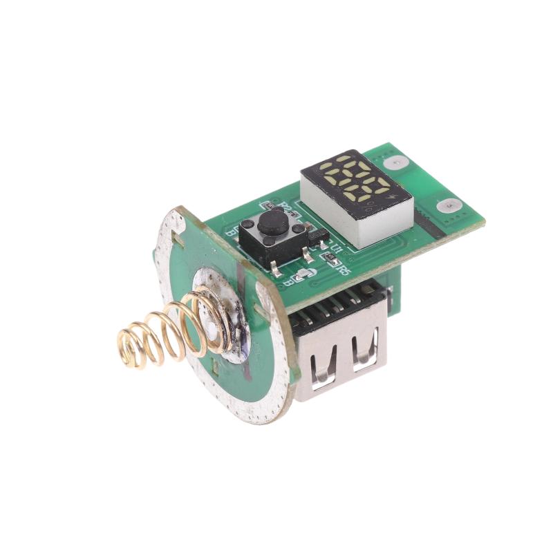 

1Pcs 5 Modes PCB Circuit Board USB/TYPE-C Flashlight LED Drive Board DIY Accessories For 2X 18650 Or 26650 Battery