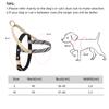 Dog Walking Simple Style Harness Pet Supplies Fashionable Black & White Striped Chest Harnesses And Leashes Set For Running Dog