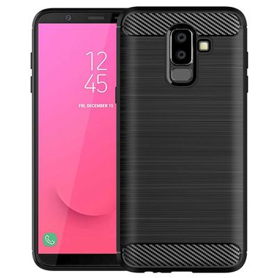 Shockproof Phone Cover for Samsung Galaxy J8 2018 Soft TPU Carbon Fiber Case For Galaxy On8 2018 Silicone Case Coque Fundas