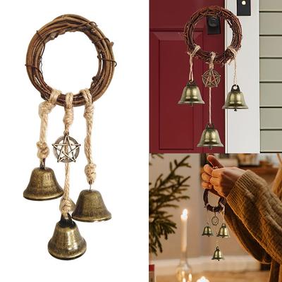 Campanas de viento de brujas para puertas, perchas colgantes, campanas de brujas, protección mágica, decoración