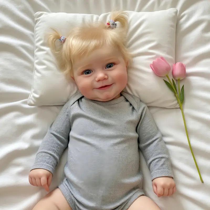 

Милая кукла-младенец Maddie 20 дюймов, полностью виниловое тело, куклы для новорожденных девочек, реалистичная улыбающаяся кукла-реборн, игрушки для детского игрового домика, подарок детям на Новый год girl doll