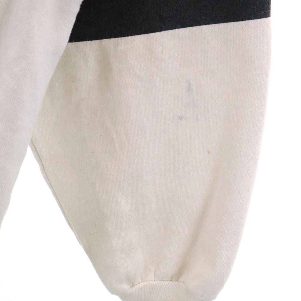 80s Made In Canada NFL Raiders Long Sleeve Sweat Trainer L JACK DAVIS Men's Used