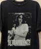Vzácné černé unisex tričko Lana Del Rey Ultraviolence Dárek pro fanouška Bavlněné unisex tričko