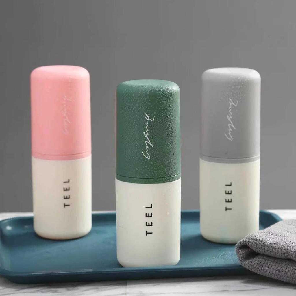 Travel Toiletries Cup Portable Mouthwash Cup Toothbrush Holder