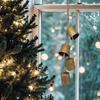 Hanging Bell Decoration Handmade Bell Decor Rustic Vintage Cow Bell Cluster Hanging Decoration for Home Christmas Party Wall