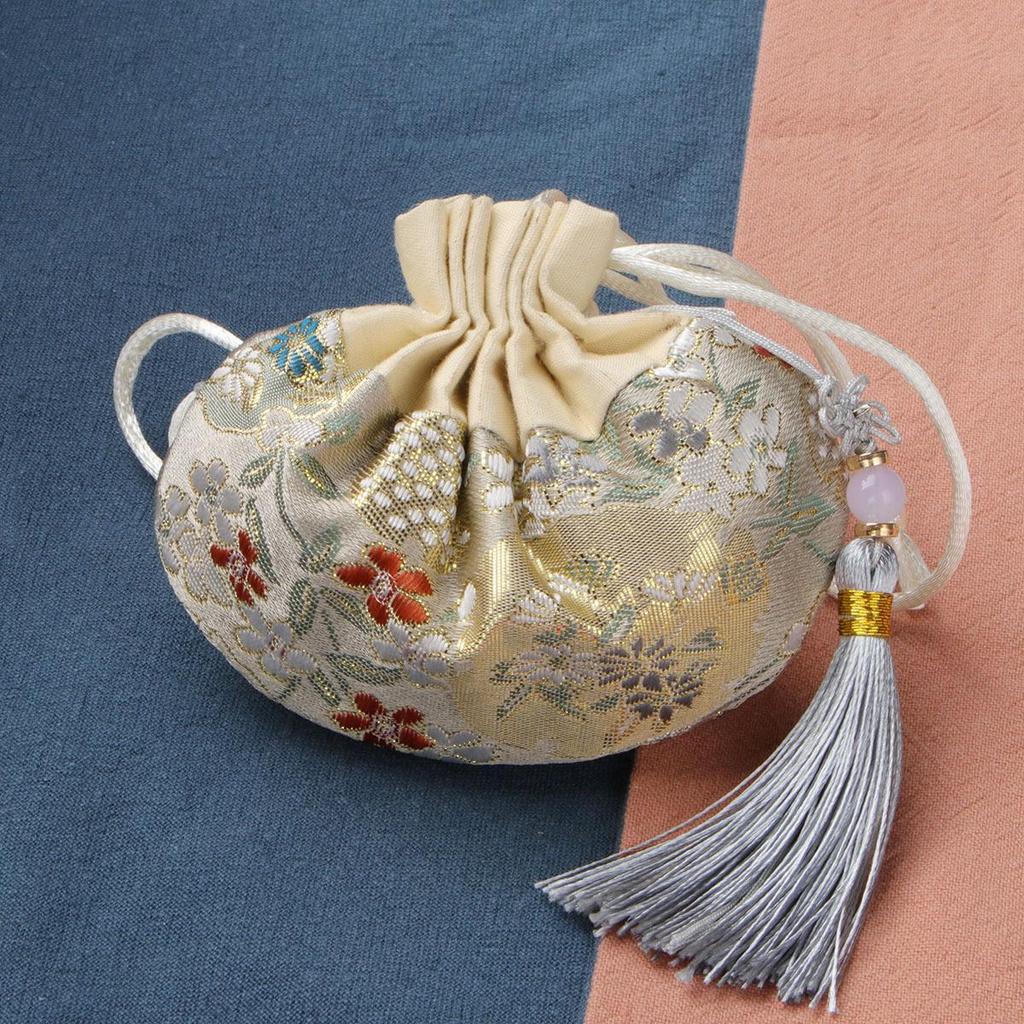 Dragon Boat Festival Hanfu Scent Sachet: Embroidered Mosquito Repellent Coin Purse Necklace