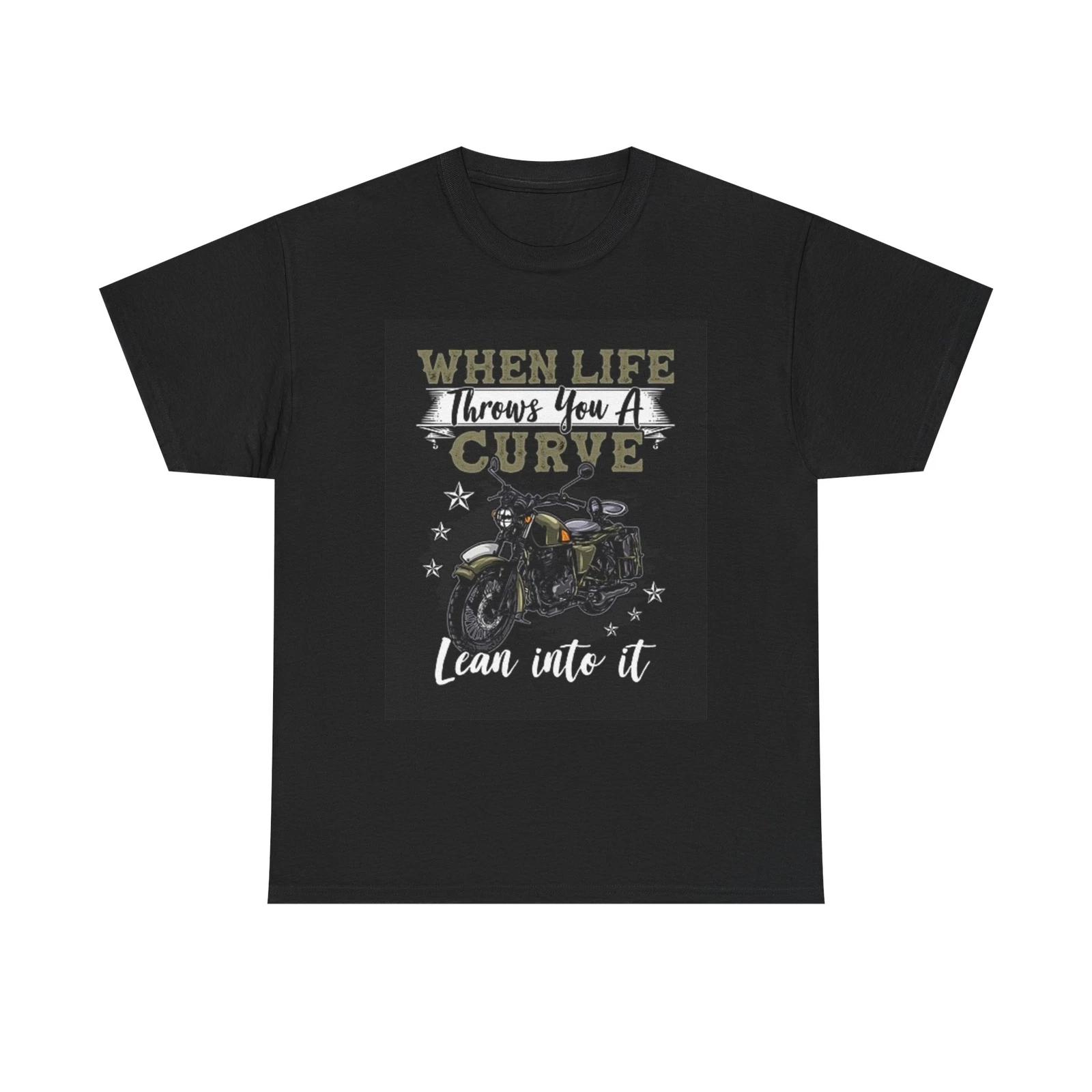 Men s and Women s T-shirts When Life Throws You A Curve L