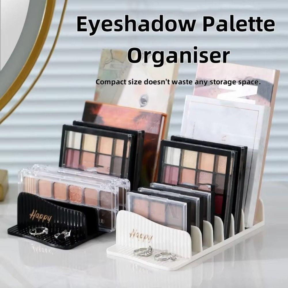 

Compact Eyeshadow Organizer Display Tray 6 Grid Cosmetics Makeup Rack білий