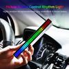iMICE Colorful Sound Control Light USB/Rechargeable Battery APP Control 32 LED VoiceActivated Pickup Rhythm Strip Light Computer Car