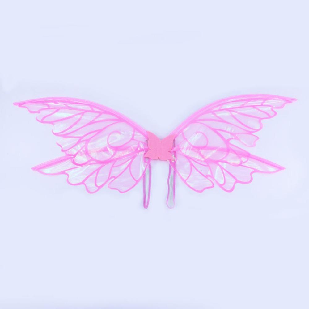 2025 Girl Butterfly Wing Colorful Adult Children Fairies Wing Costume Halloween Decoration Halloween Party Supplies
