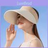 Summer Sun Shade Cap With Large Brim And Breathable Ice Silk Material For Women