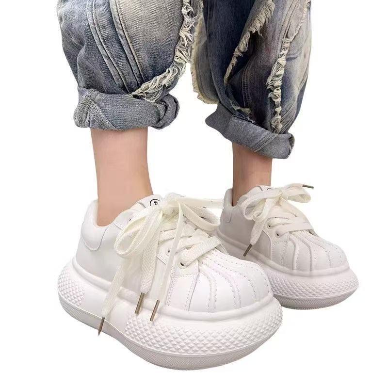 Milk Fufu Spring New Student Platform Shell Head Board Shoes Niche Casual Shoes