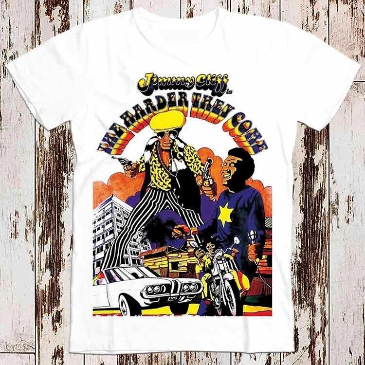 The Harder They Come Poster 70s Jimmy Cliff Film Music Best Seller T Shirt 8652 M