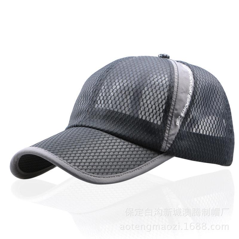 Hut Herren Sommer Atmungsaktive Mesh-Kappe, Outdoor Schatten Sport Freizeit Damen Baseballkappe