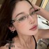 Unisex Rimless Anti-Blue Light Photochromic Glasses for Reading & Myopia