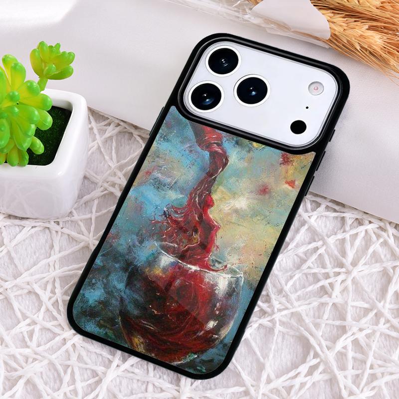 Drink Beer Red Wine Phone Case for iPhone 17 Air 16 15 11 12 14 13 Pro Max Shockproof Cover