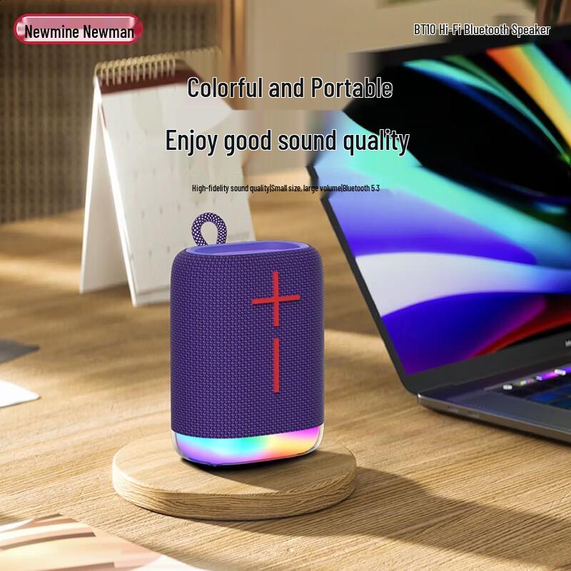 Newman BT10 Portable Bluetooth Speaker CN plug (adapter included)