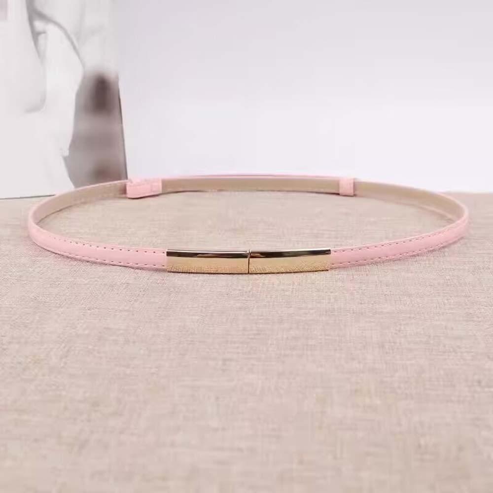 Adjustable Thin Buckle Belt Versatile Women Waistband Fashion Patent Leather Belt  Party