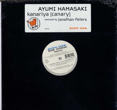 12inch Record AYUMI HAMASAKI - Kanariya (Canary) (Jonathan Peters  AVA2 Avex USA 2001 US Dance & Electronica Used