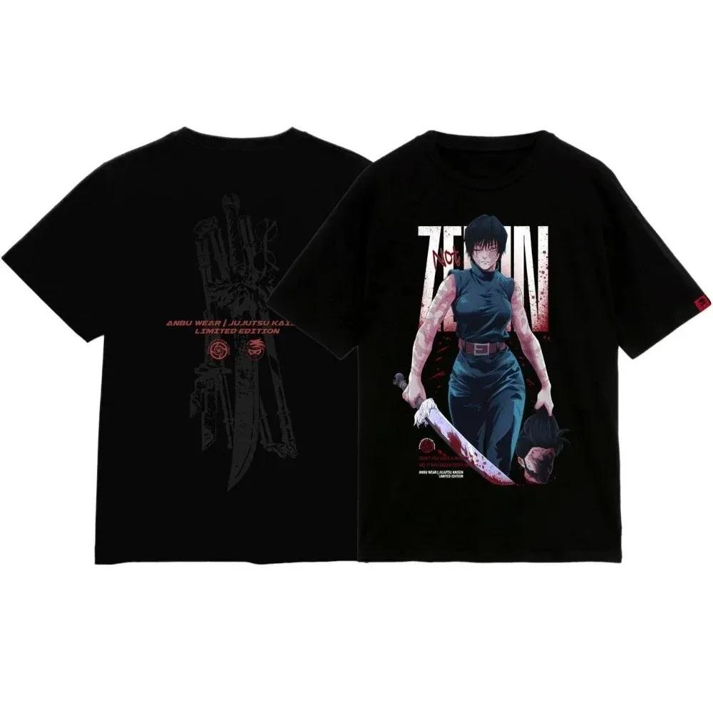 

Japan Classic Hotblood Anime Jujutsu Kaisen Graphic Print TShirt Oversize Men Women Loose Casual Streetwear Hip Hop Fashion Tee 4XL