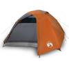 Zakito Europe 4-person Grey-orange Tourist Tent 260x212x140cm