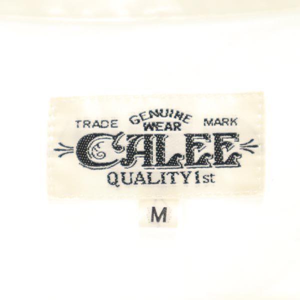 CALEE Short sleeve Open collar shirt M White Men's Used