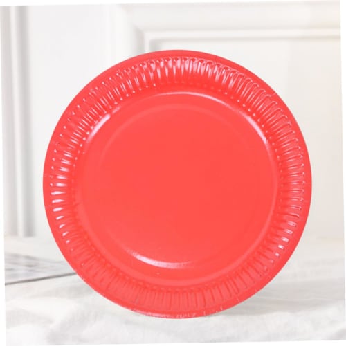 FUNOMOCYA 60-Count 7-Inch Colored Paper Plates, Party Dinner Plates for Birthdays, Baby Showers, and Weddings