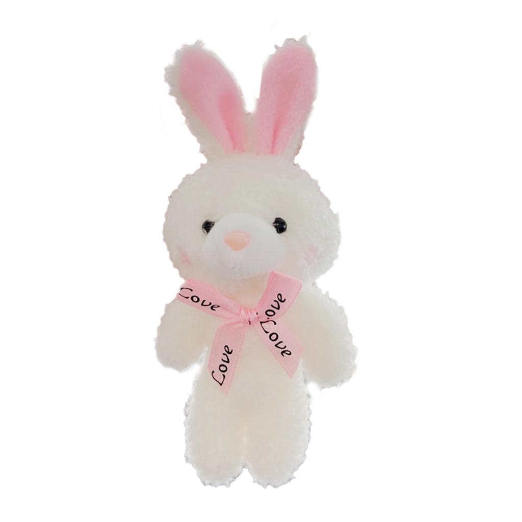 Mini Plush Bear Keychain Cute Aniaml Keyring Hanging Ornament Keys Holder Backpack Handbag Charm Gift for Girls Women