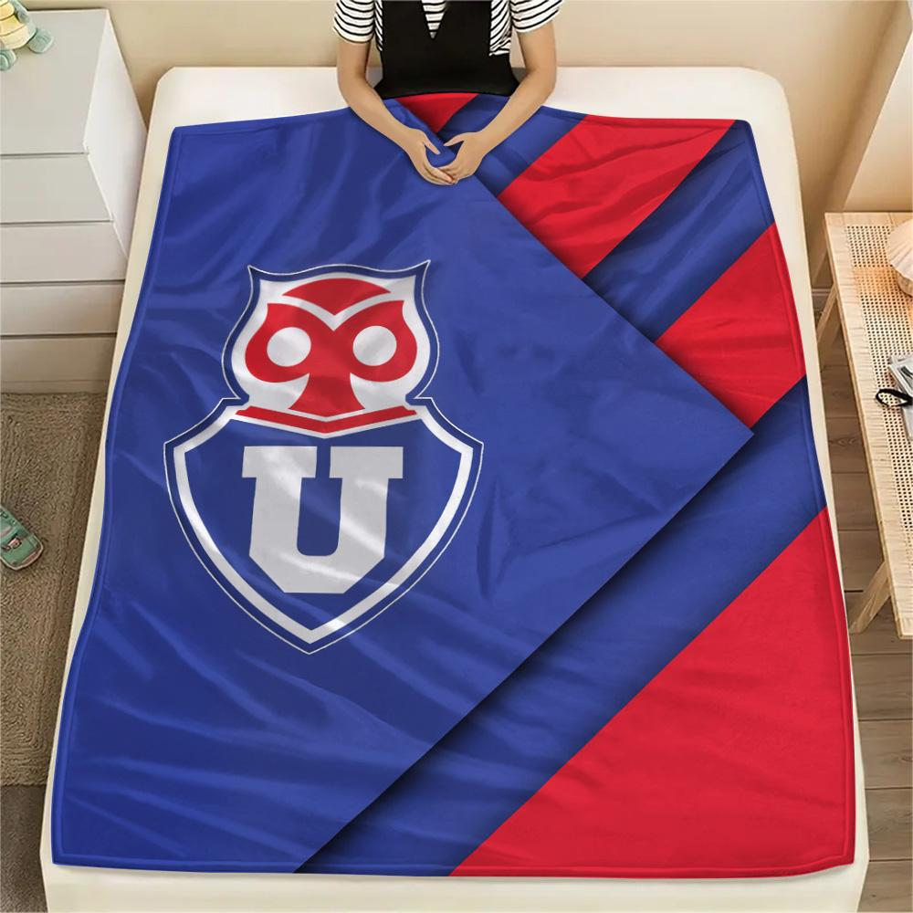 Universidad de Chile Football Club Print Flannel Blanket, High quality Comfortable for All Seasons, Home Decor, Warmth and Comfort