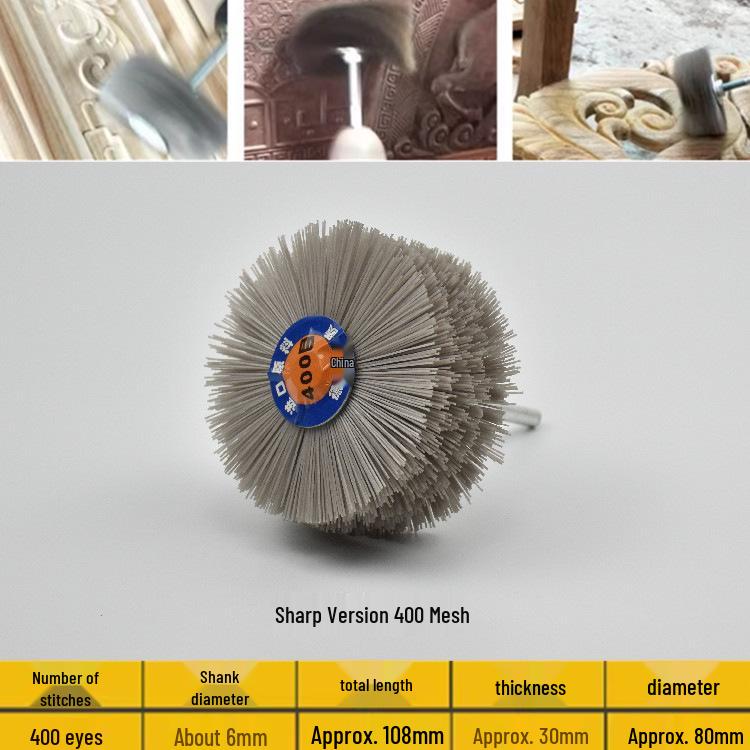 Nylon Abrasive Polishing Wheel for Wood and Furniture Carving