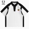 Hello Hipanda Panda Trendy Brand Personalized Design Short Sleeve Polo Shirt for Men's New Product Couple Short T