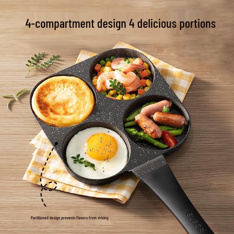 Supor Non-stick 4-Hole Breakfast Frying Pan