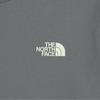 The North Face White Label Cotton Short Sleeve Round Tee Gray Nt7us00l