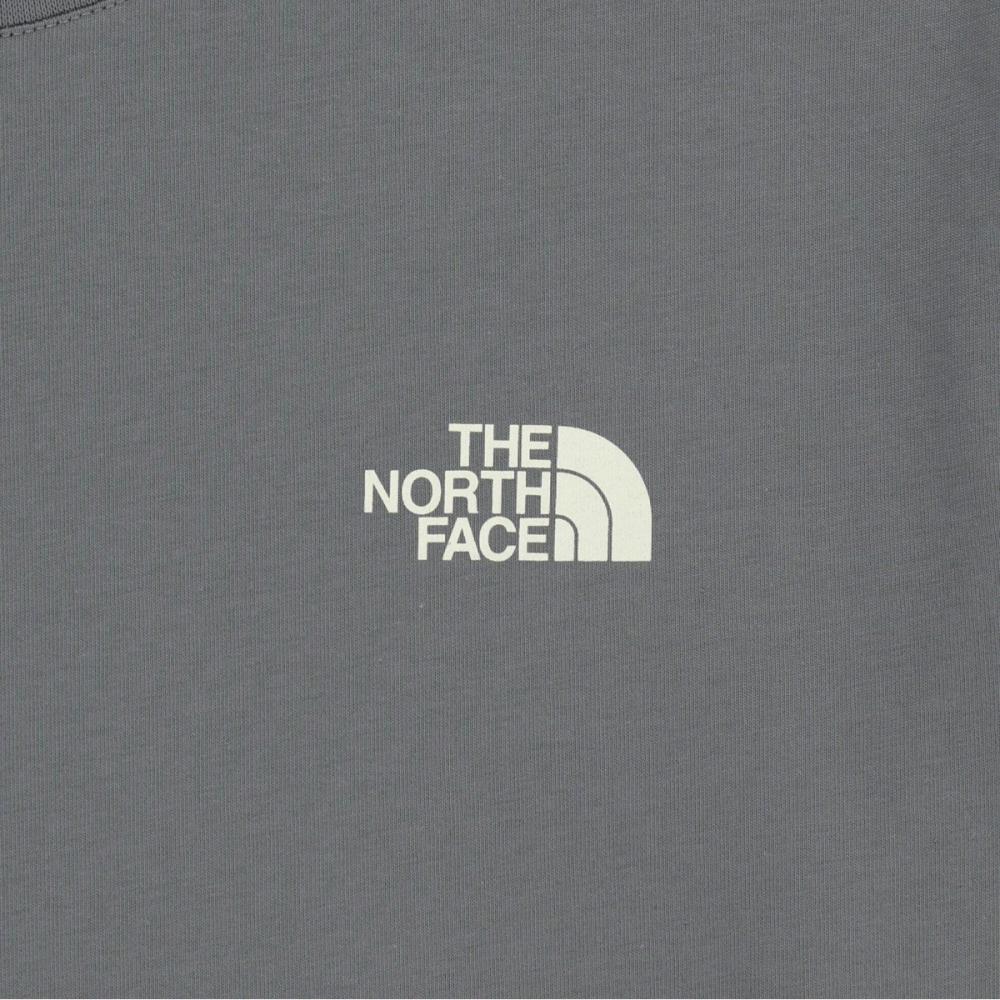 The North Face White Label Cotton Short Sleeve Round Tee Gray Nt7us00l
